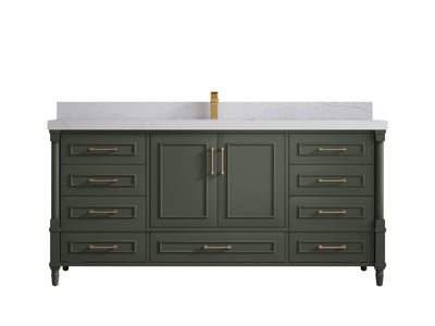 Aberdeen 72 in. W x 22 in. D Single Sink Bathroom Vanity - Willow Bath and Vanity
