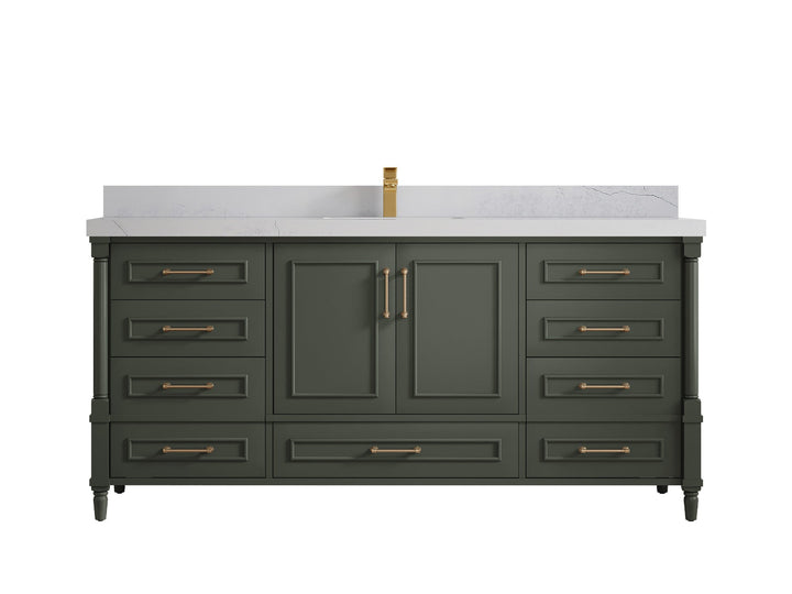 Aberdeen 72 in. W x 22 in. D Single Sink Bathroom Vanity - photo 1