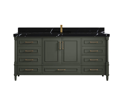 Aberdeen 72 in. W x 22 in. D Single Sink Bathroom Vanity - Willow Bath and Vanity