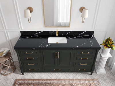 Aberdeen 72 in. W x 22 in. D Single Sink Bathroom Vanity - Willow Bath and Vanity