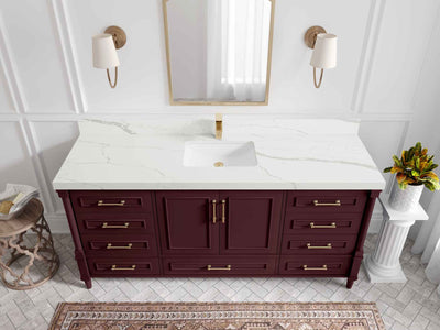 Aberdeen 72 in. W x 22 in. D Single Sink Bathroom Vanity - Willow Bath and Vanity