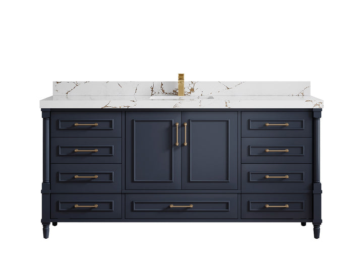 Aberdeen 72 in. W x 22 in. D Single Sink Bathroom Vanity - photo 40
