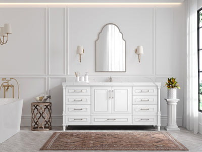 Aberdeen 72 in. W x 22 in. D Single Sink Bathroom Vanity - Willow Bath and Vanity