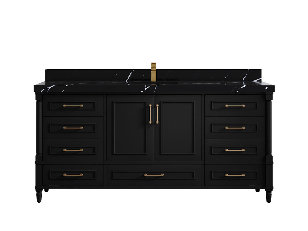 Aberdeen 72 in. W x 22 in. D Single Sink Bathroom Vanity - Willow Bath and Vanity