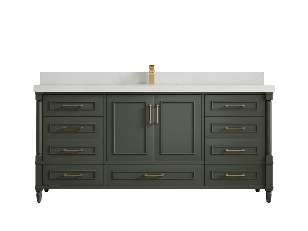Aberdeen 72 in. W x 22 in. D Single Sink Bathroom Vanity - Willow Bath and Vanity