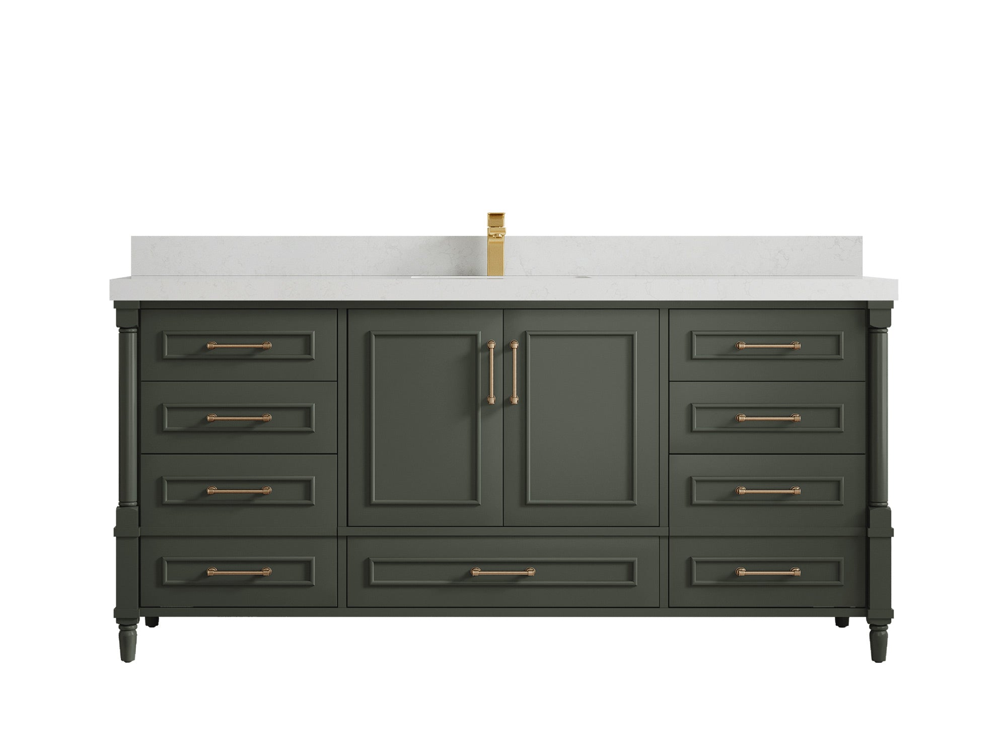 Aberdeen 72 in. W x 22 in. D Single Sink Bathroom Vanity - Willow Bath and Vanity