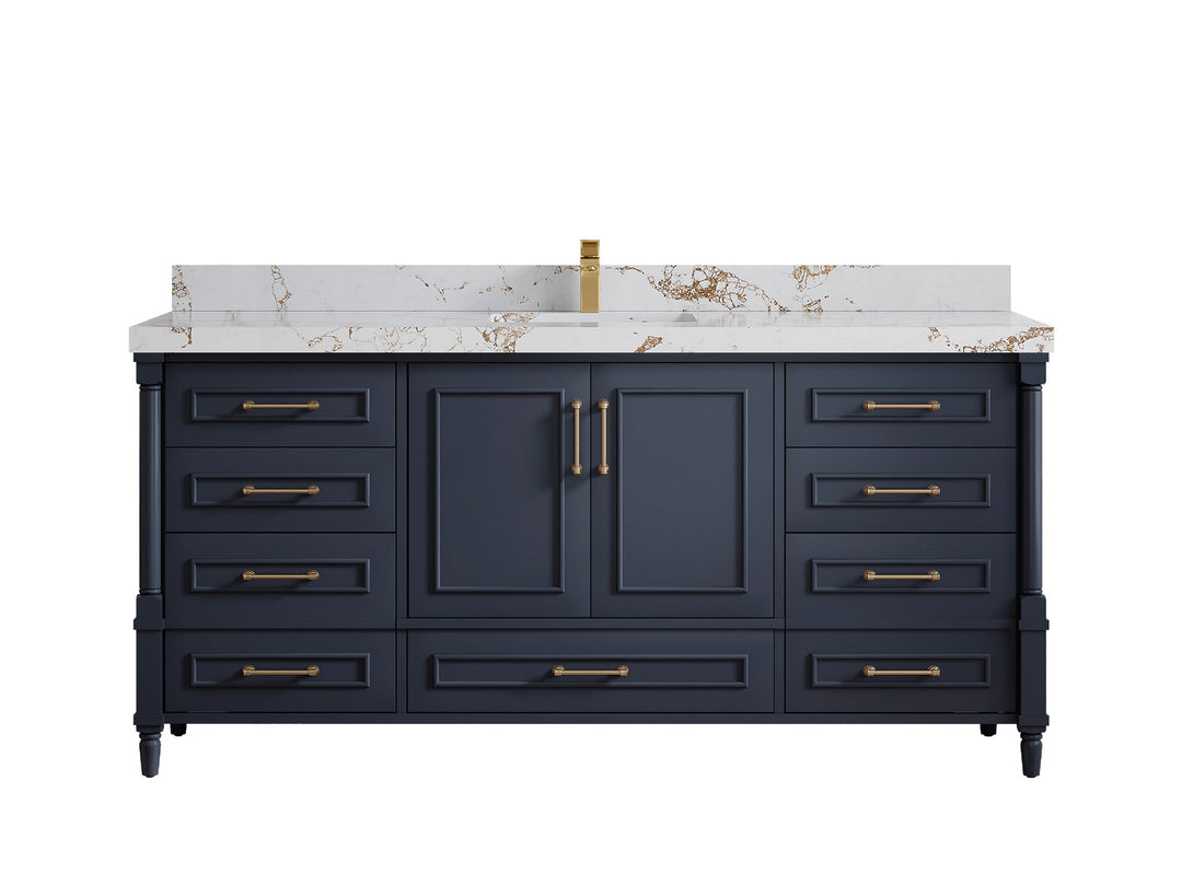 Aberdeen 72 in. W x 22 in. D Single Sink Bathroom Vanity - Willow Bath and Vanity