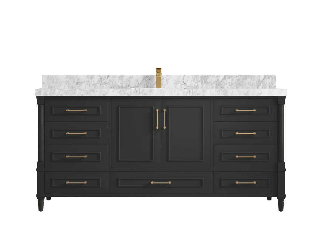 Aberdeen 72 in. W x 22 in. D Single Sink Bathroom Vanity - Willow Bath and Vanity