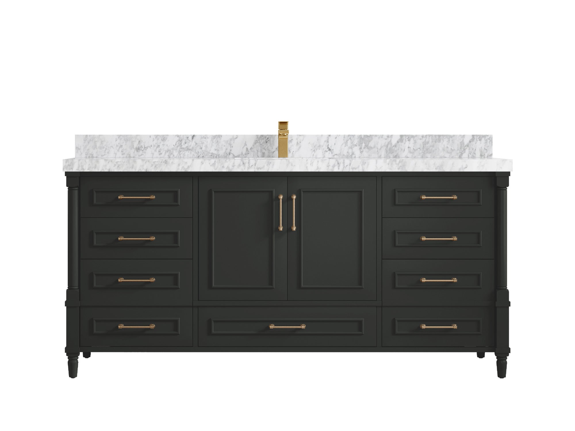 Aberdeen 72 in. W x 22 in. D Single Sink Bathroom Vanity - Willow Bath and Vanity