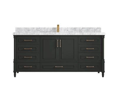 Aberdeen 72 in. W x 22 in. D Single Sink Bathroom Vanity - Willow Bath and Vanity