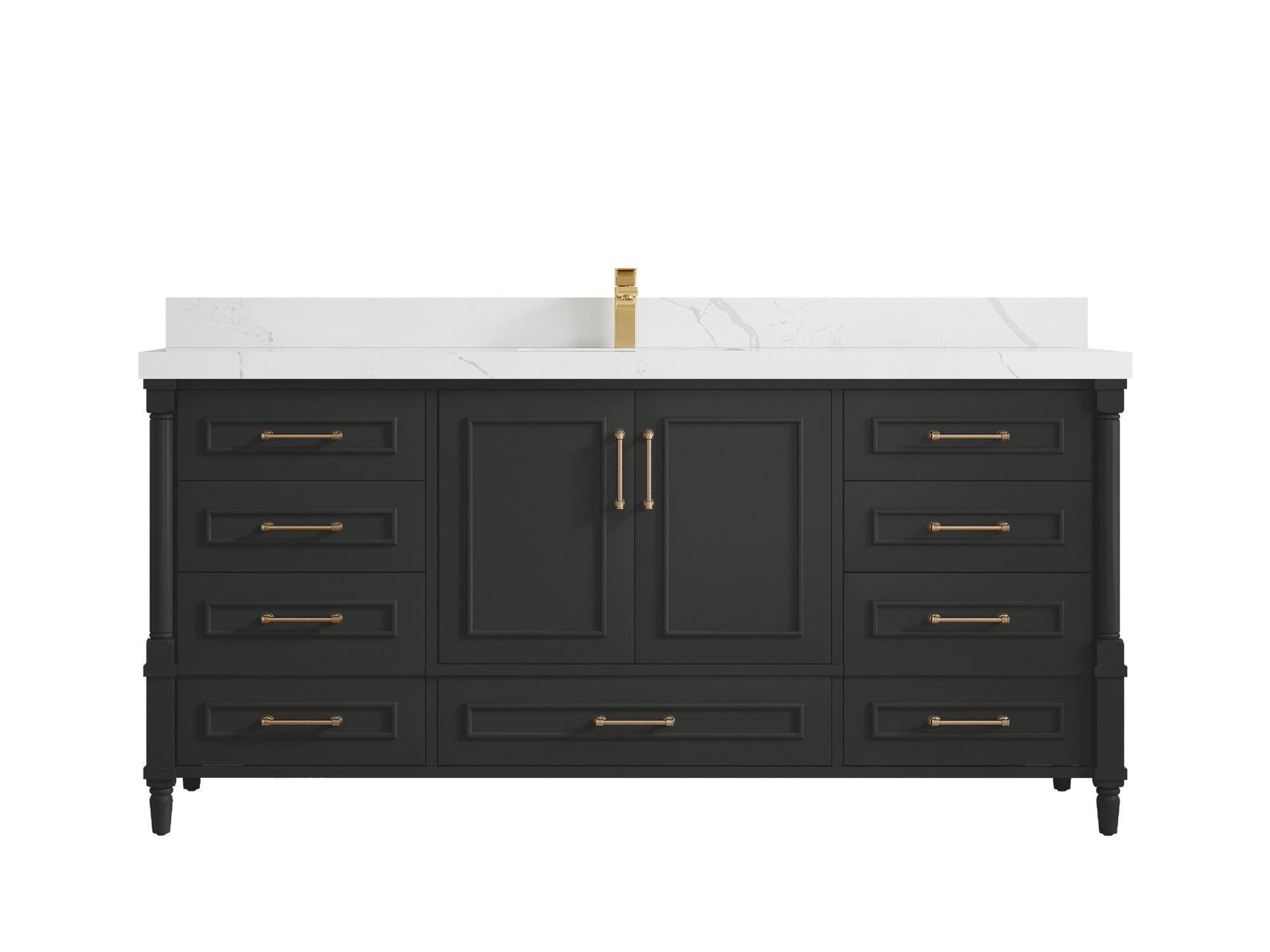 Aberdeen 72 in. W x 22 in. D Single Sink Bathroom Vanity - Willow Bath and Vanity