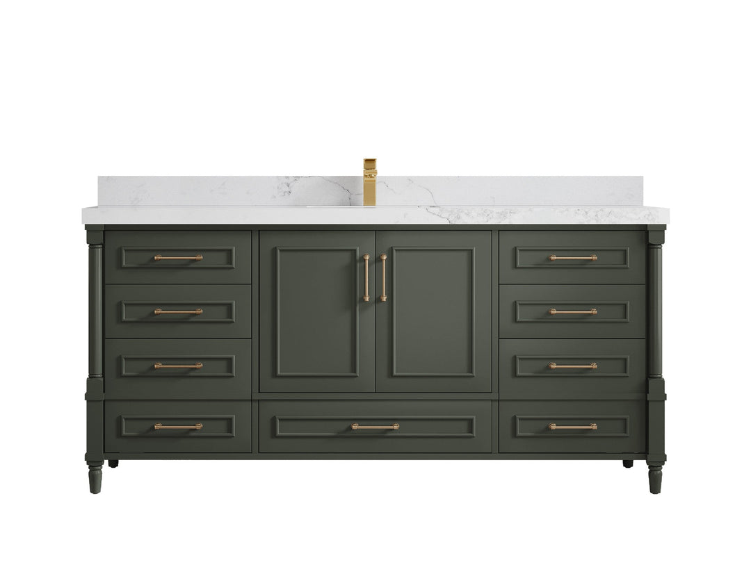 Aberdeen 72 in. W x 22 in. D Single Sink Bathroom Vanity - Willow Bath and Vanity