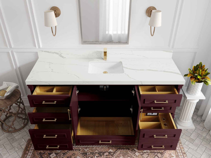 Aberdeen 72 in. W x 22 in. D Single Sink Bathroom Vanity - photo 4