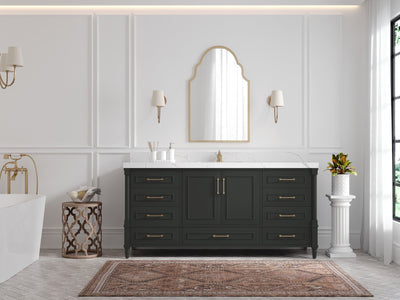 Aberdeen 72 in. W x 22 in. D Single Sink Bathroom Vanity - Willow Bath and Vanity