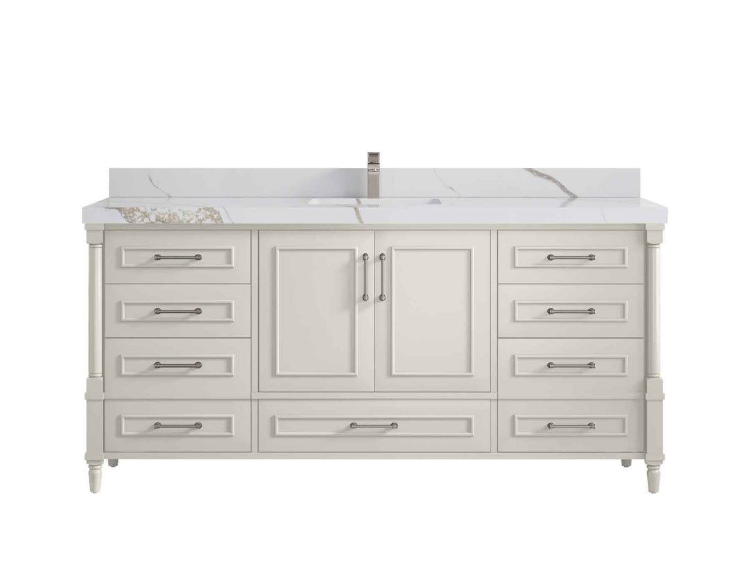 Aberdeen 72 in. W x 22 in. D Single Sink Bathroom Vanity - Willow Bath and Vanity