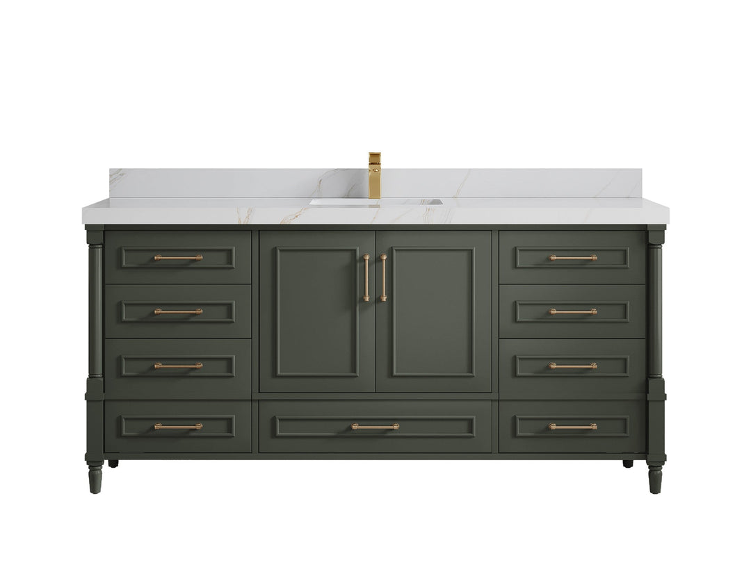 Aberdeen 72 in. W x 22 in. D Single Sink Bathroom Vanity - Willow Bath and Vanity