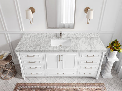 Aberdeen 72 in. W x 22 in. D Single Sink Bathroom Vanity - Willow Bath and Vanity
