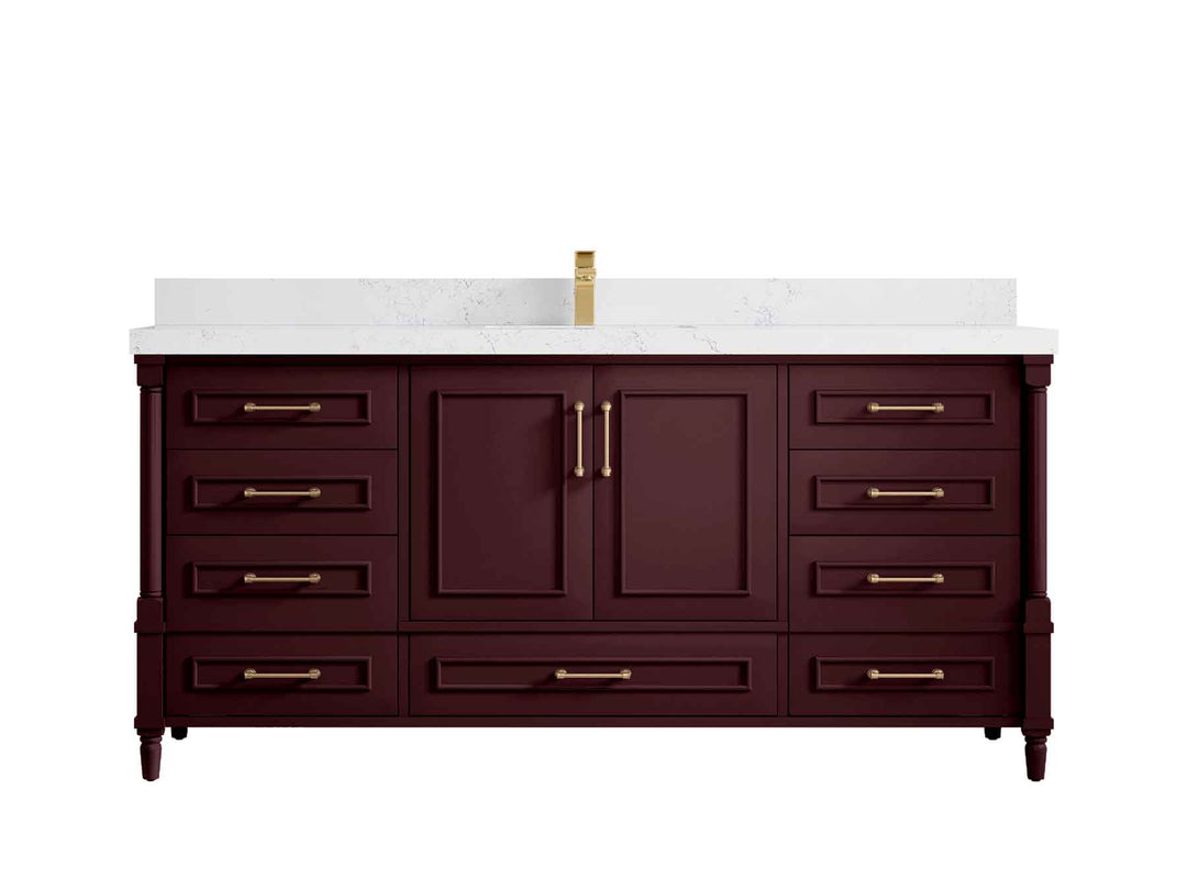 Aberdeen 72 in. W x 22 in. D Single Sink Bathroom Vanity - Willow Bath and Vanity