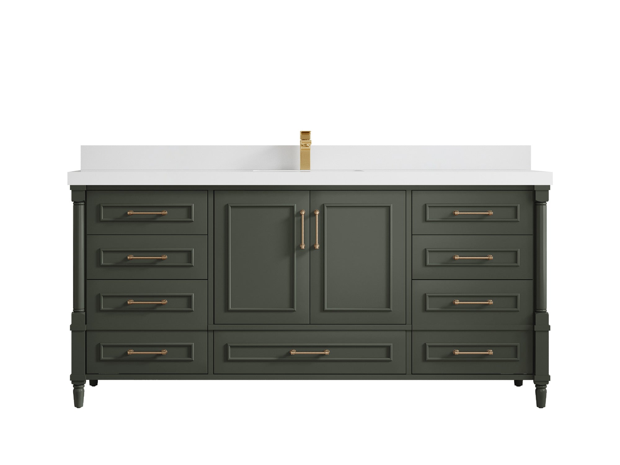 Aberdeen 72 in. W x 22 in. D Single Sink Bathroom Vanity - Willow Bath and Vanity