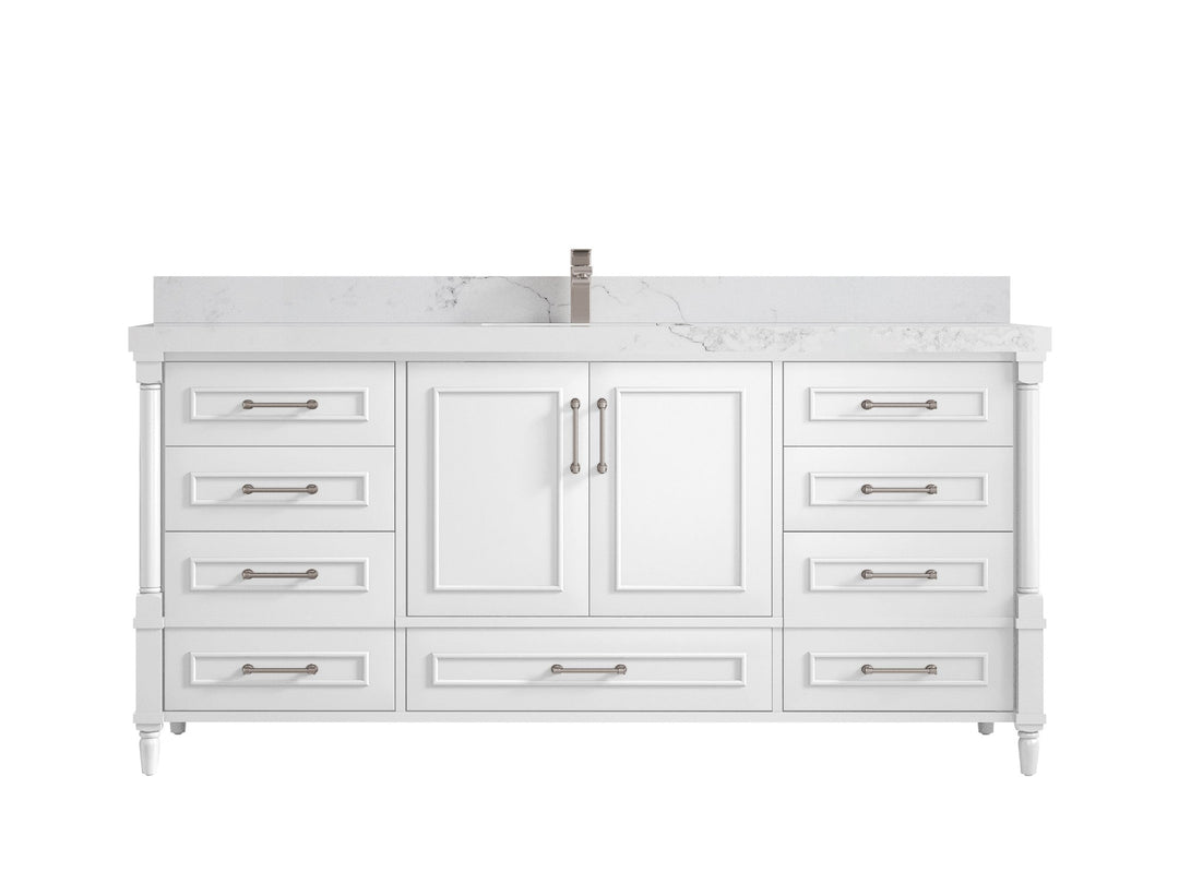 Aberdeen 72 in. W x 22 in. D Single Sink Bathroom Vanity - Willow Bath and Vanity