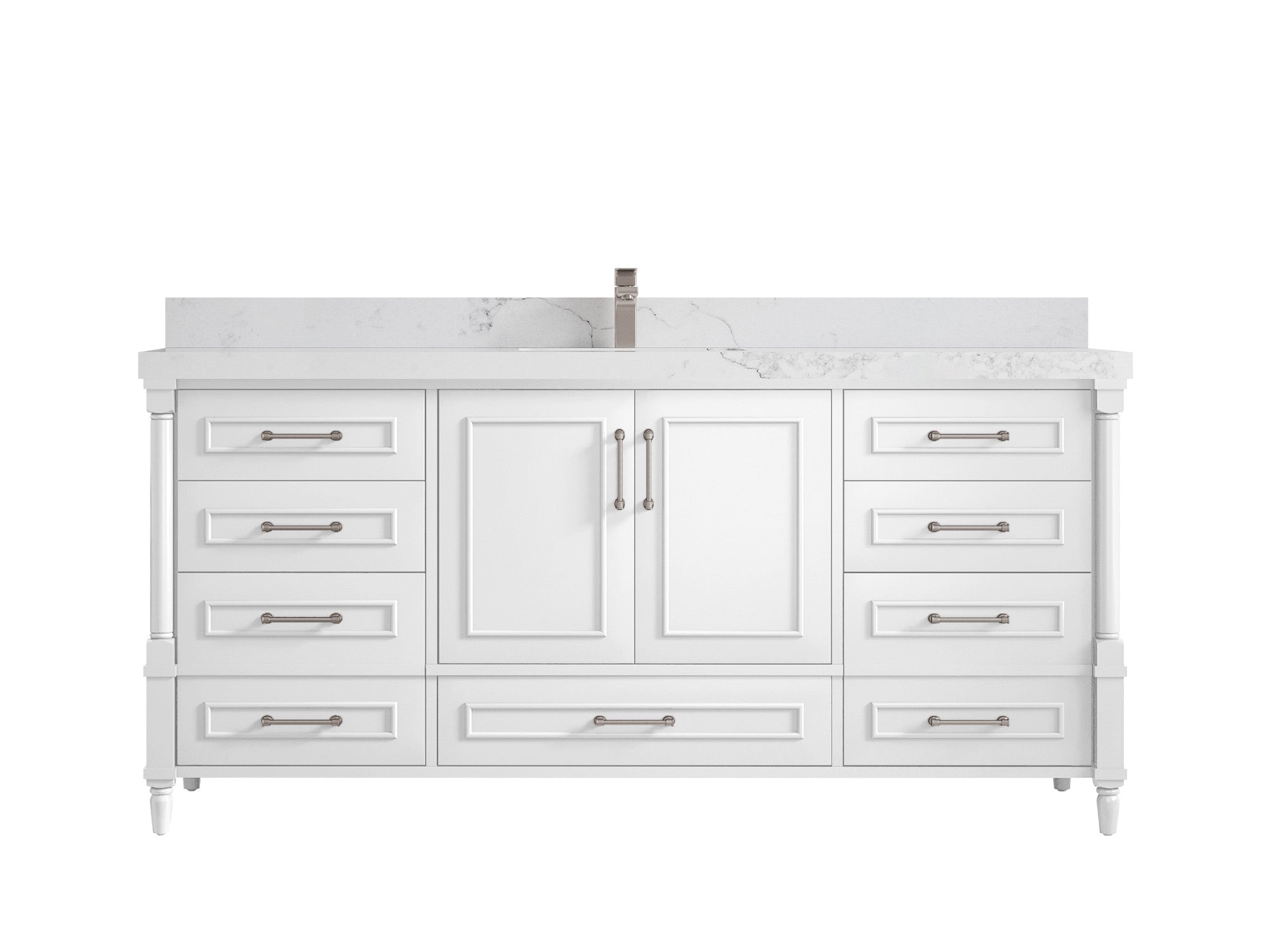 Aberdeen 72 in. W x 22 in. D Single Sink Bathroom Vanity - Willow Bath and Vanity