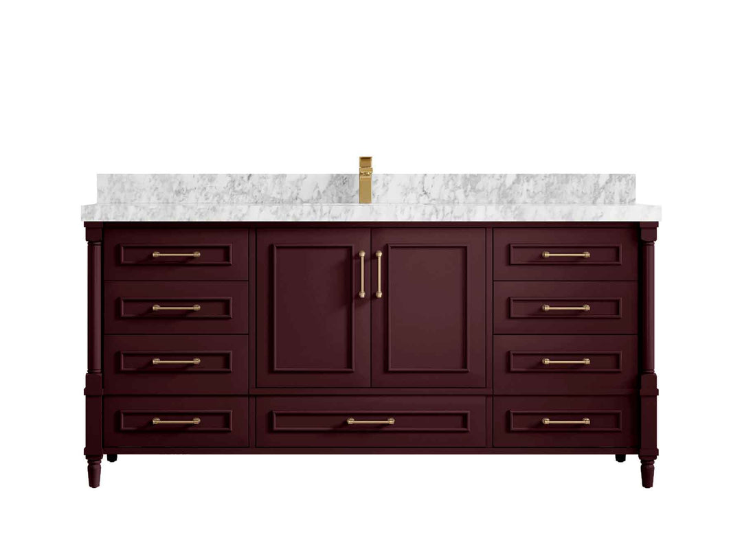 Aberdeen 72 in. W x 22 in. D Single Sink Bathroom Vanity - Willow Bath and Vanity