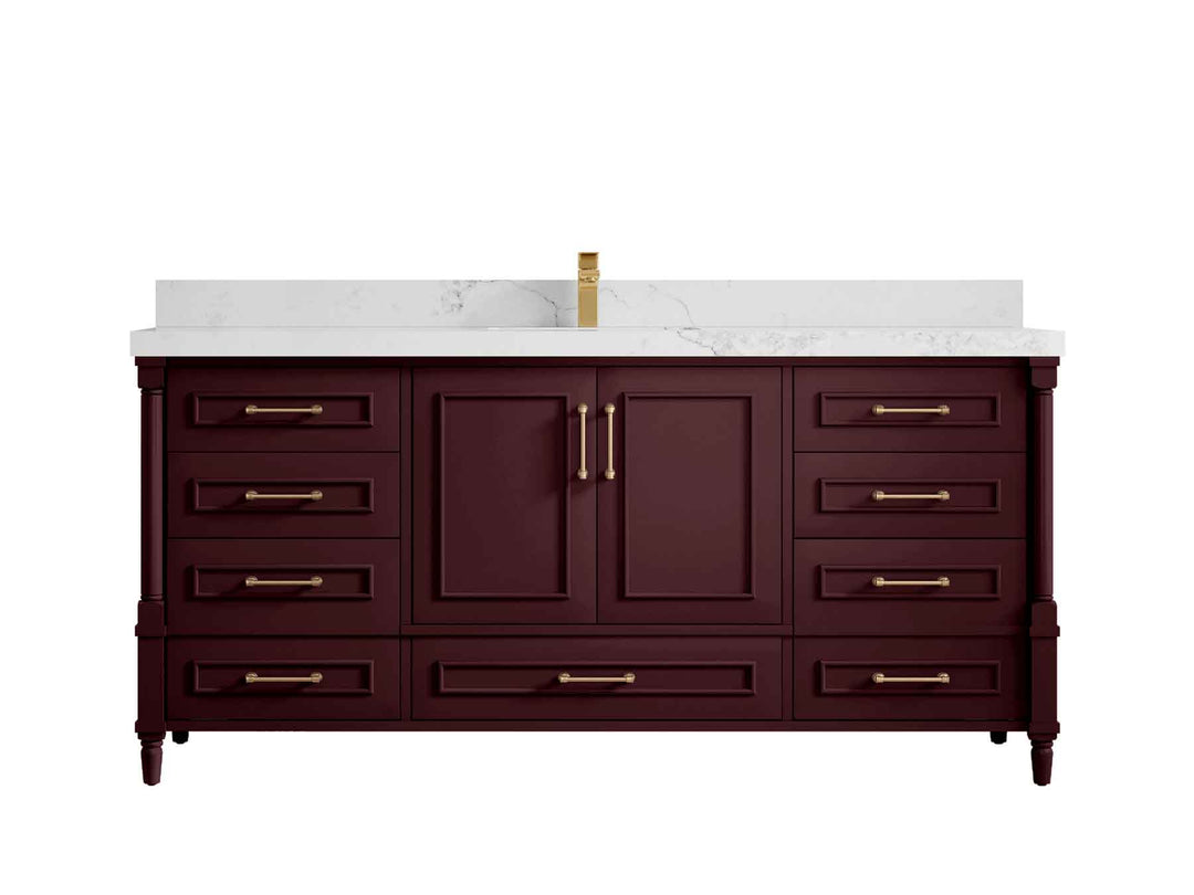 Aberdeen 72 in. W x 22 in. D Single Sink Bathroom Vanity - Willow Bath and Vanity