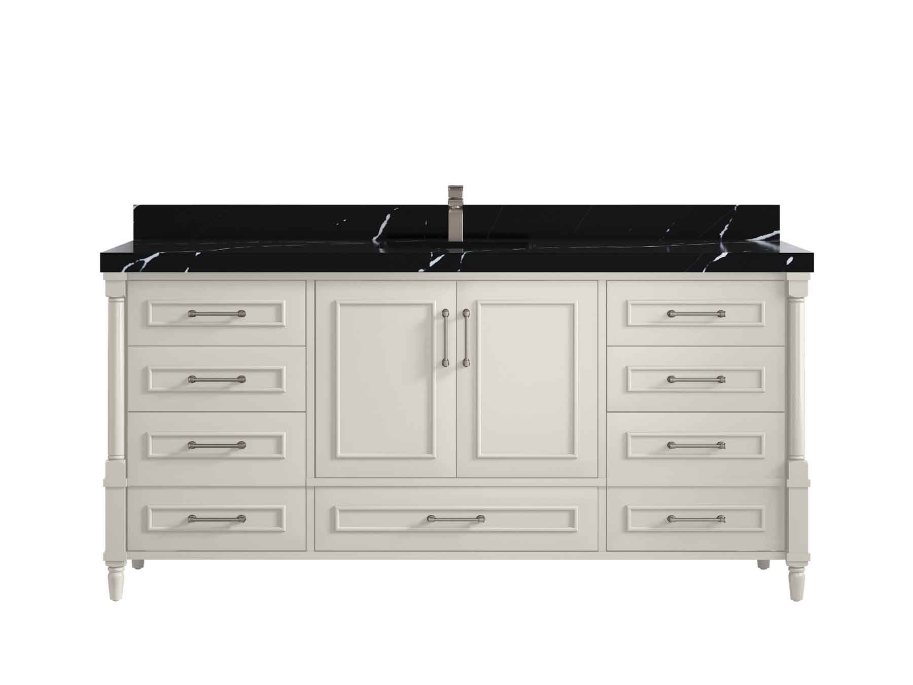 Aberdeen 72 in. W x 22 in. D Single Sink Bathroom Vanity - Willow Bath and Vanity