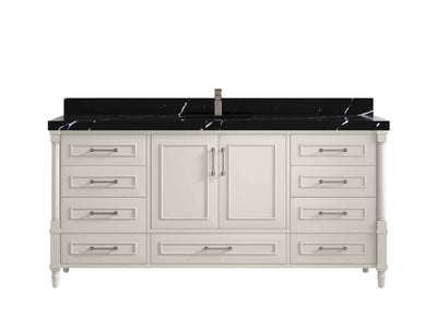 Aberdeen 72 in. W x 22 in. D Single Sink Bathroom Vanity - Willow Bath and Vanity