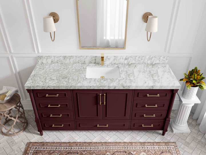Aberdeen 72 in. W x 22 in. D Single Sink Bathroom Vanity - photo 16