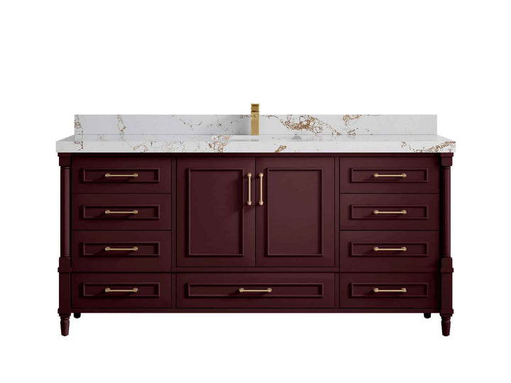 Aberdeen 72 in. W x 22 in. D Single Sink Bathroom Vanity - photo 1