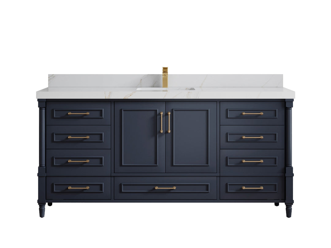 Aberdeen 72 in. W x 22 in. D Single Sink Bathroom Vanity - Willow Bath and Vanity
