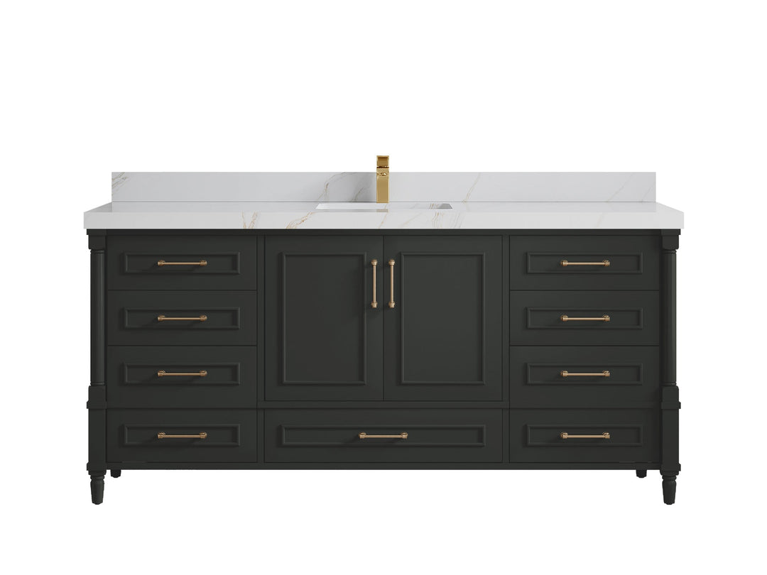 Aberdeen 72 in. W x 22 in. D Single Sink Bathroom Vanity - Willow Bath and Vanity