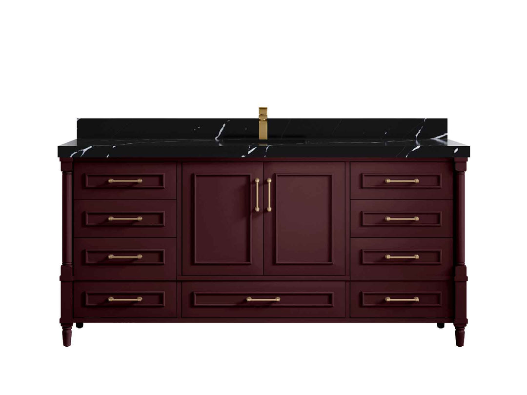 Aberdeen 72 in. W x 22 in. D Single Sink Bathroom Vanity - Willow Bath and Vanity