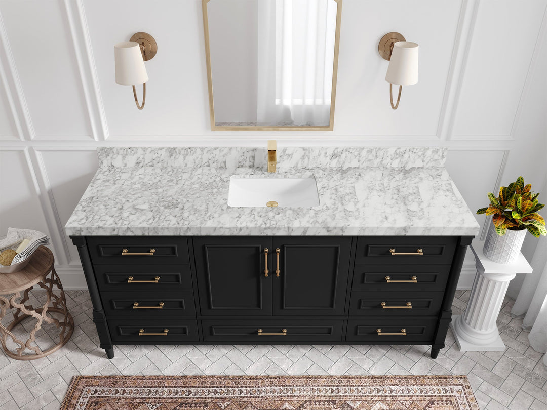 Aberdeen 72 in. W x 22 in. D Single Sink Bathroom Vanity - Willow Bath and Vanity