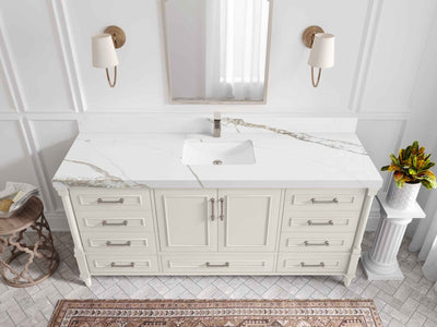Aberdeen 72 in. W x 22 in. D Single Sink Bathroom Vanity - Willow Bath and Vanity
