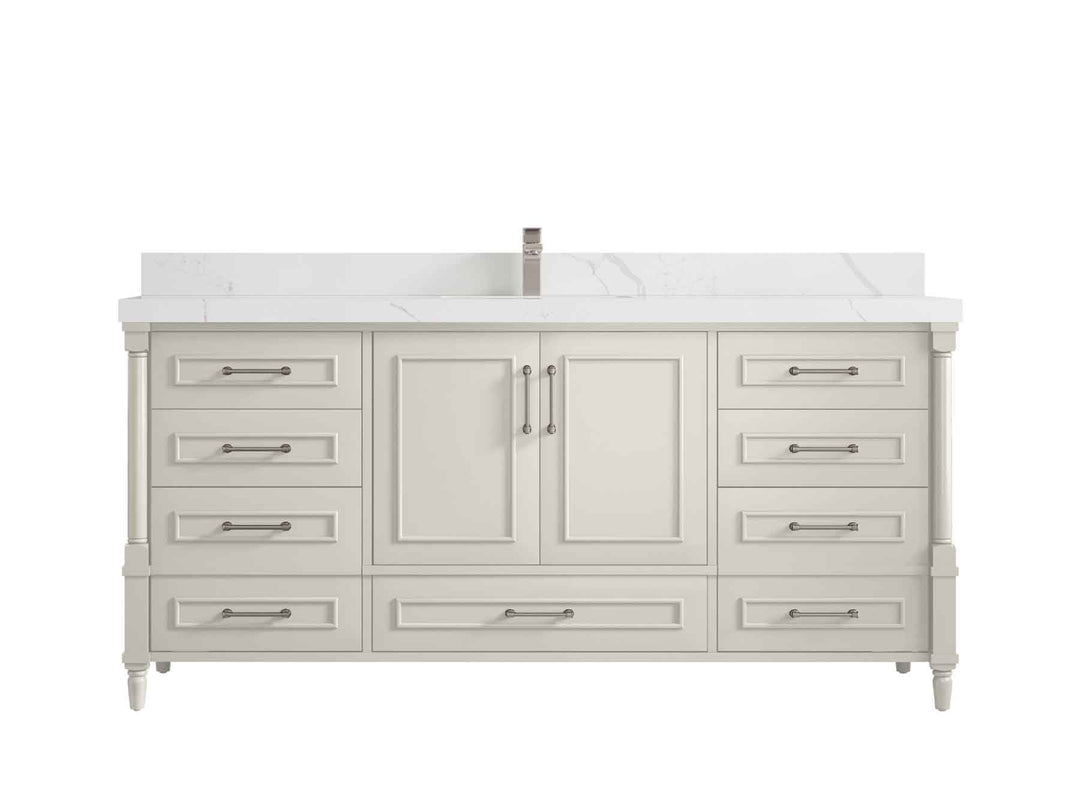 Aberdeen 72 in. W x 22 in. D Single Sink Bathroom Vanity - Willow Bath and Vanity