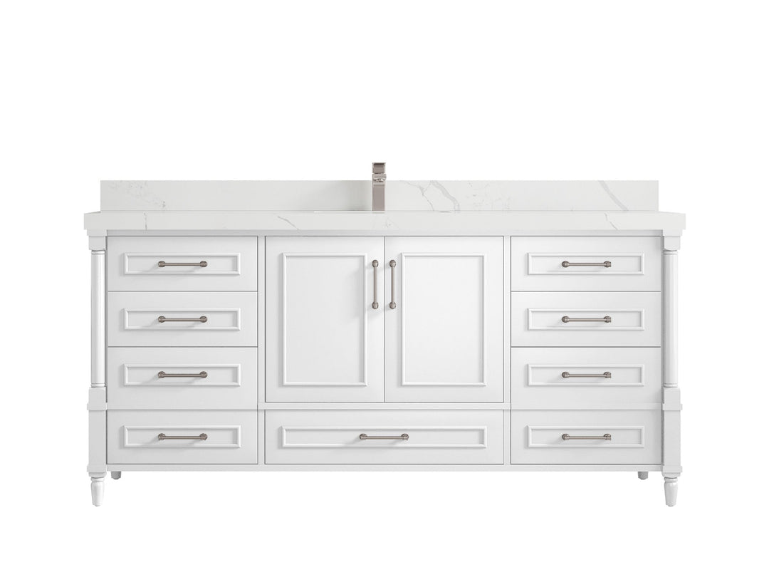Aberdeen 72 in. W x 22 in. D Single Sink Bathroom Vanity - Willow Bath and Vanity