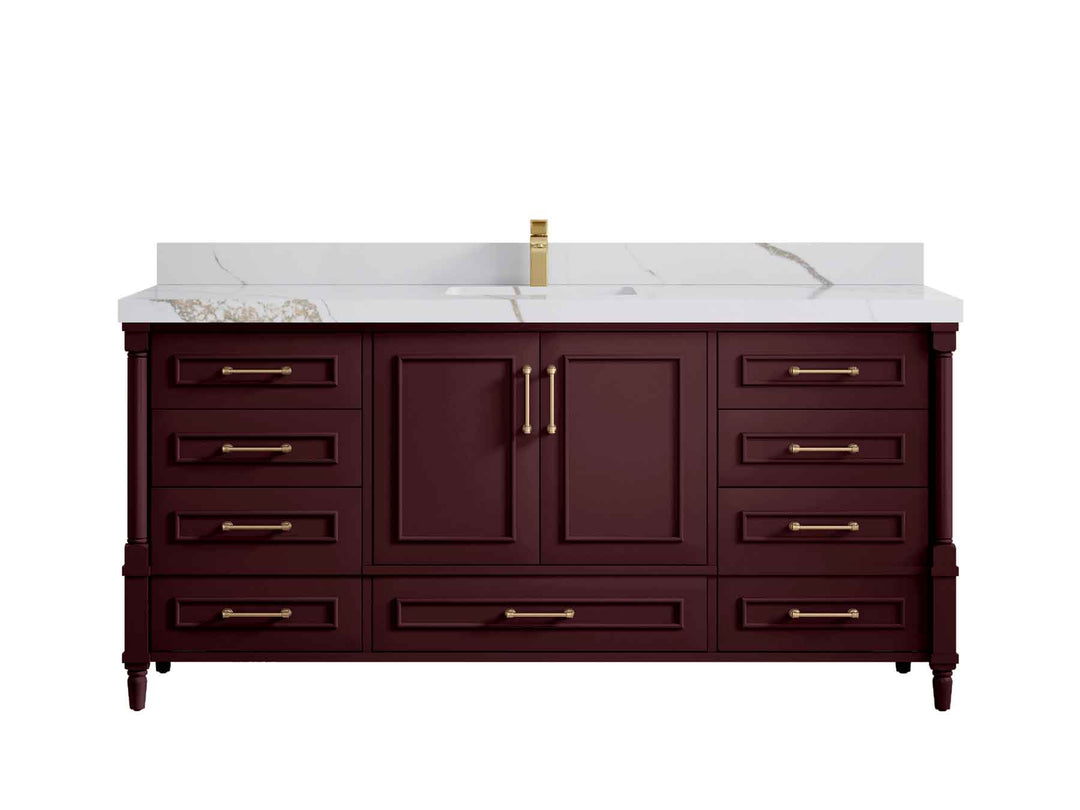 Aberdeen 72 in. W x 22 in. D Single Sink Bathroom Vanity - Willow Bath and Vanity