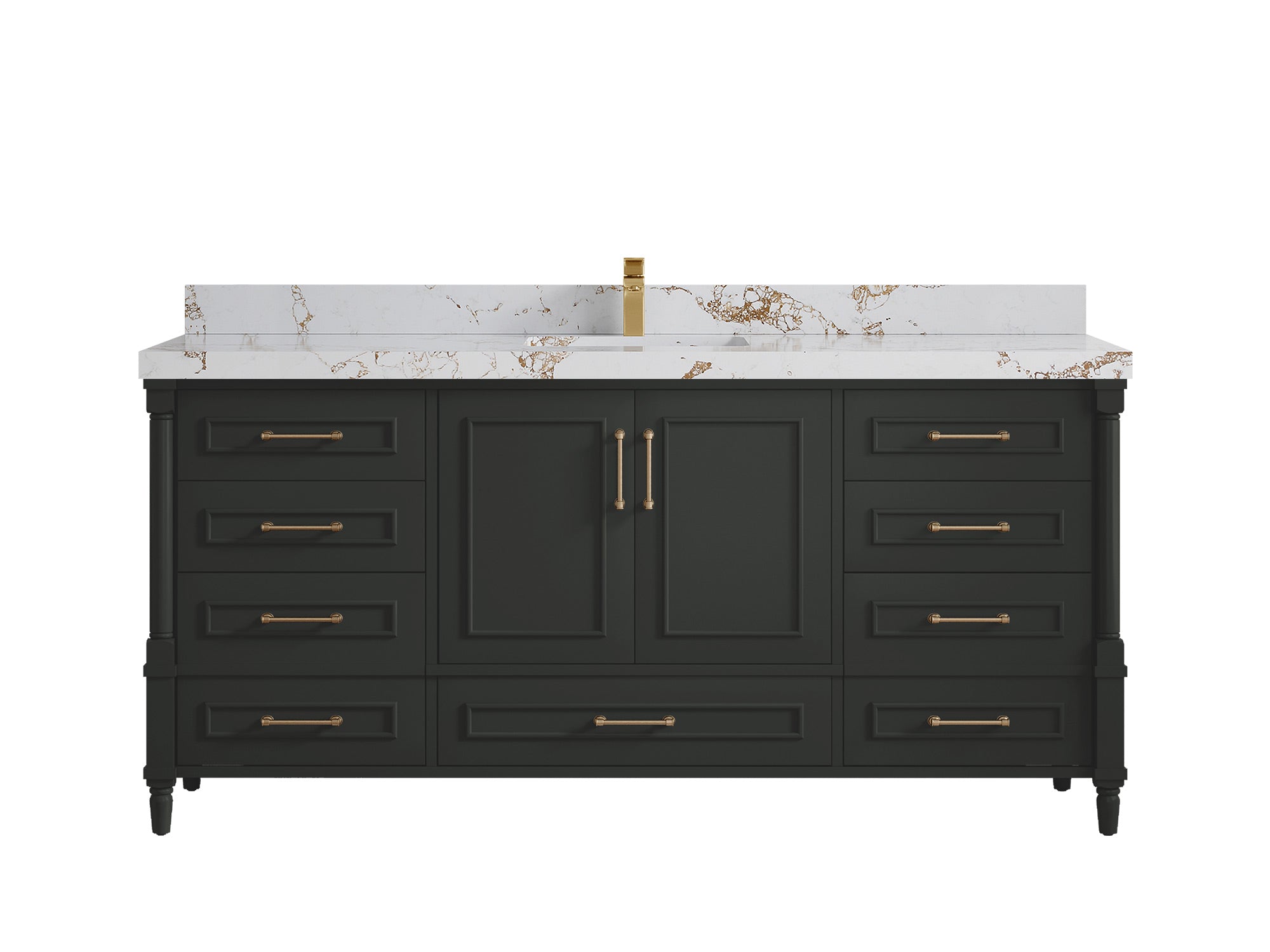 Aberdeen 72 in. W x 22 in. D Single Sink Bathroom Vanity - Willow Bath and Vanity