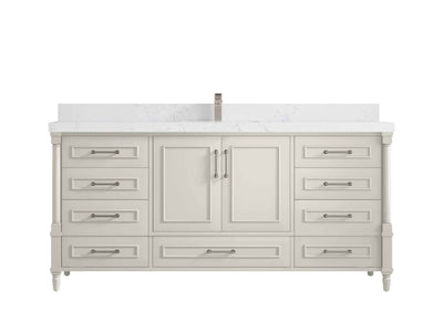 Aberdeen 72 in. W x 22 in. D Single Sink Bathroom Vanity - Willow Bath and Vanity
