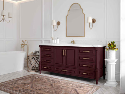 Aberdeen 72 in. W x 22 in. D Single Sink Bathroom Vanity - Willow Bath and Vanity