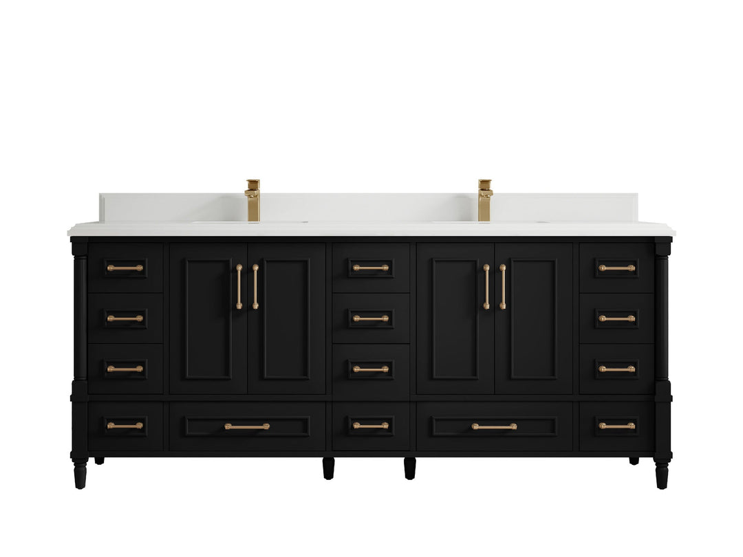 Aberdeen 80 in. W x 22 in. D Double Sink Bathroom Vanity - Willow Bath and Vanity