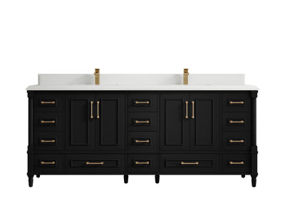 Aberdeen 80 in. W x 22 in. D Double Sink Bathroom Vanity - Willow Bath and Vanity