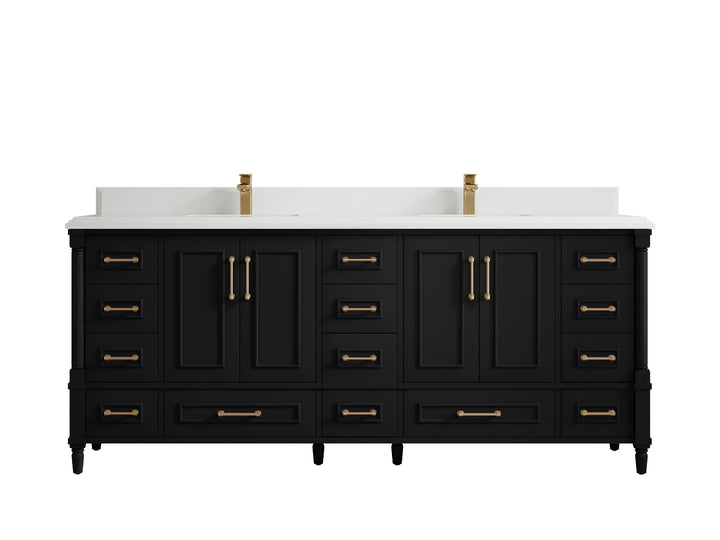 Aberdeen 80 in. W x 22 in. D Double Sink Bathroom Vanity - photo 28