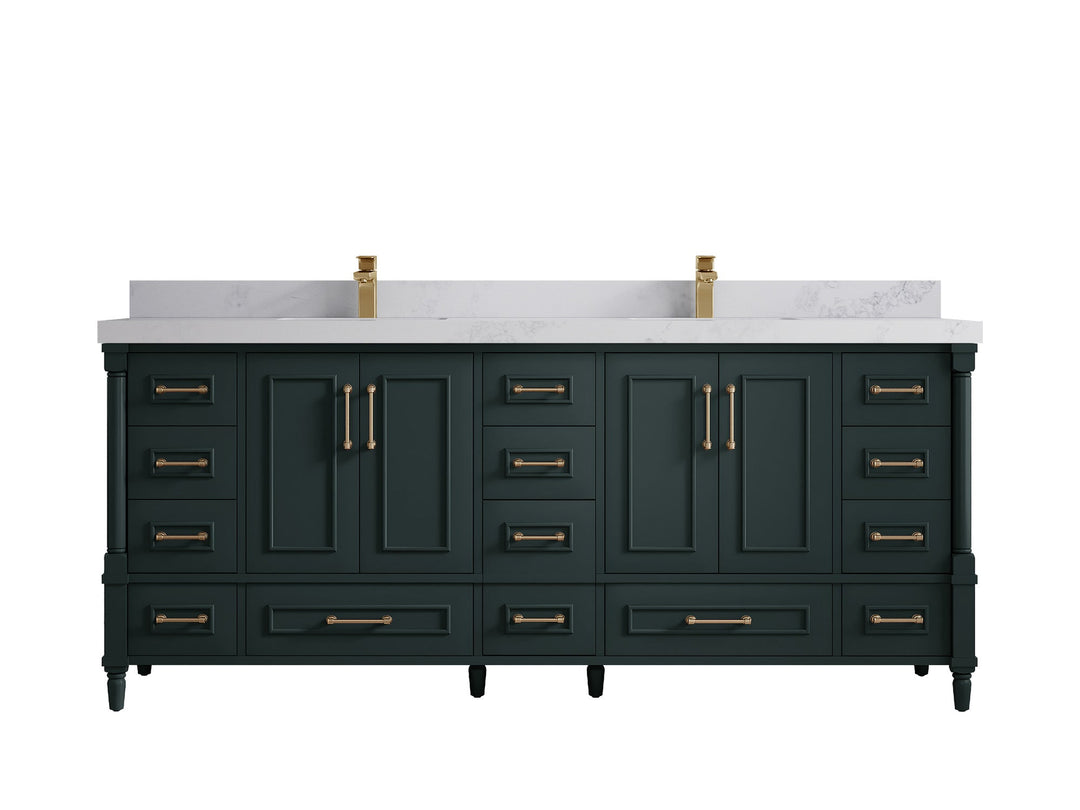 Aberdeen 80 in. W x 22 in. D Double Sink Bathroom Vanity - Willow Bath and Vanity