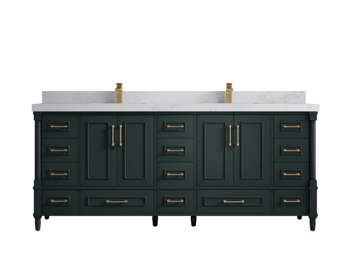Aberdeen 80 in. W x 22 in. D Double Sink Bathroom Vanity - photo 15