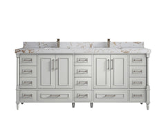 Aberdeen 80 in. W x 22 in. D Double Sink Bathroom Vanity - photo 37