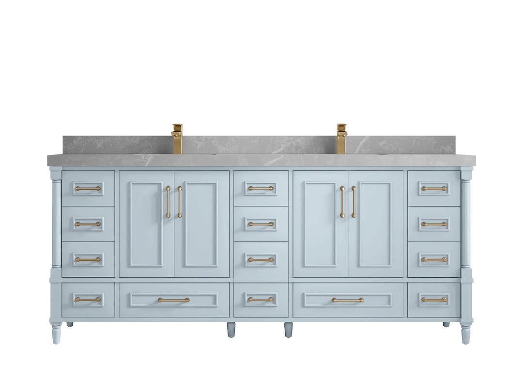 Aberdeen 80 in. W x 22 in. D Double Sink Bathroom Vanity - Willow Bath and Vanity