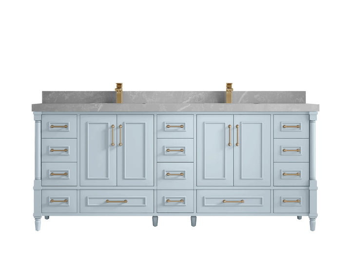 Aberdeen 80 in. W x 22 in. D Double Sink Bathroom Vanity - photo 35